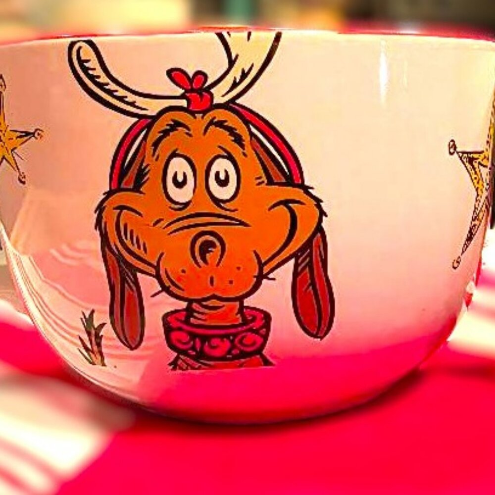 NEW SET Dr. Seuss 'How the Grinch Stole Christmas' LARGE Mugs 65th Anniversary